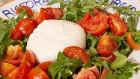 La fusione tra mozzarella e pomodoro